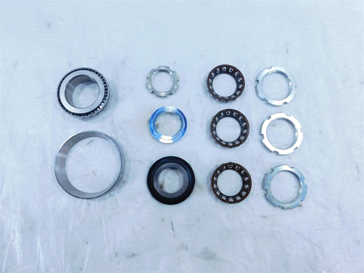 2019 19 Yamaha Niken MTX9 MXT850 Steering Head Stem Column Fork Bearings & Nuts - C3 Cycle