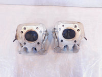 Harley Davidson Sportster 883 Hugger & Custom Silver Cylinder Heads w/ Valves - C3 Cycle