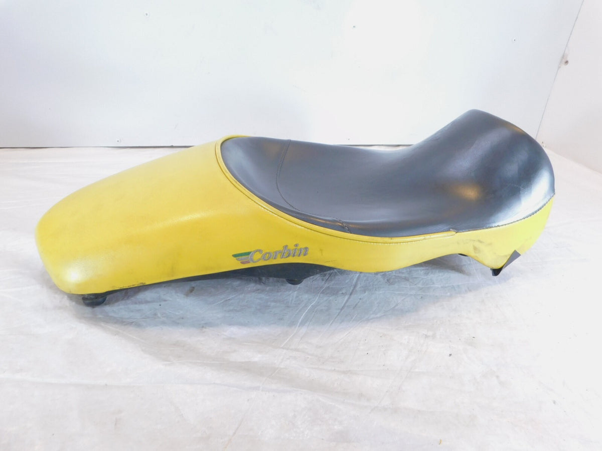 Ducati SuperSport 750 900 SS Yellow/Black Corbin Dual Rider Pillion Seat Saddle
