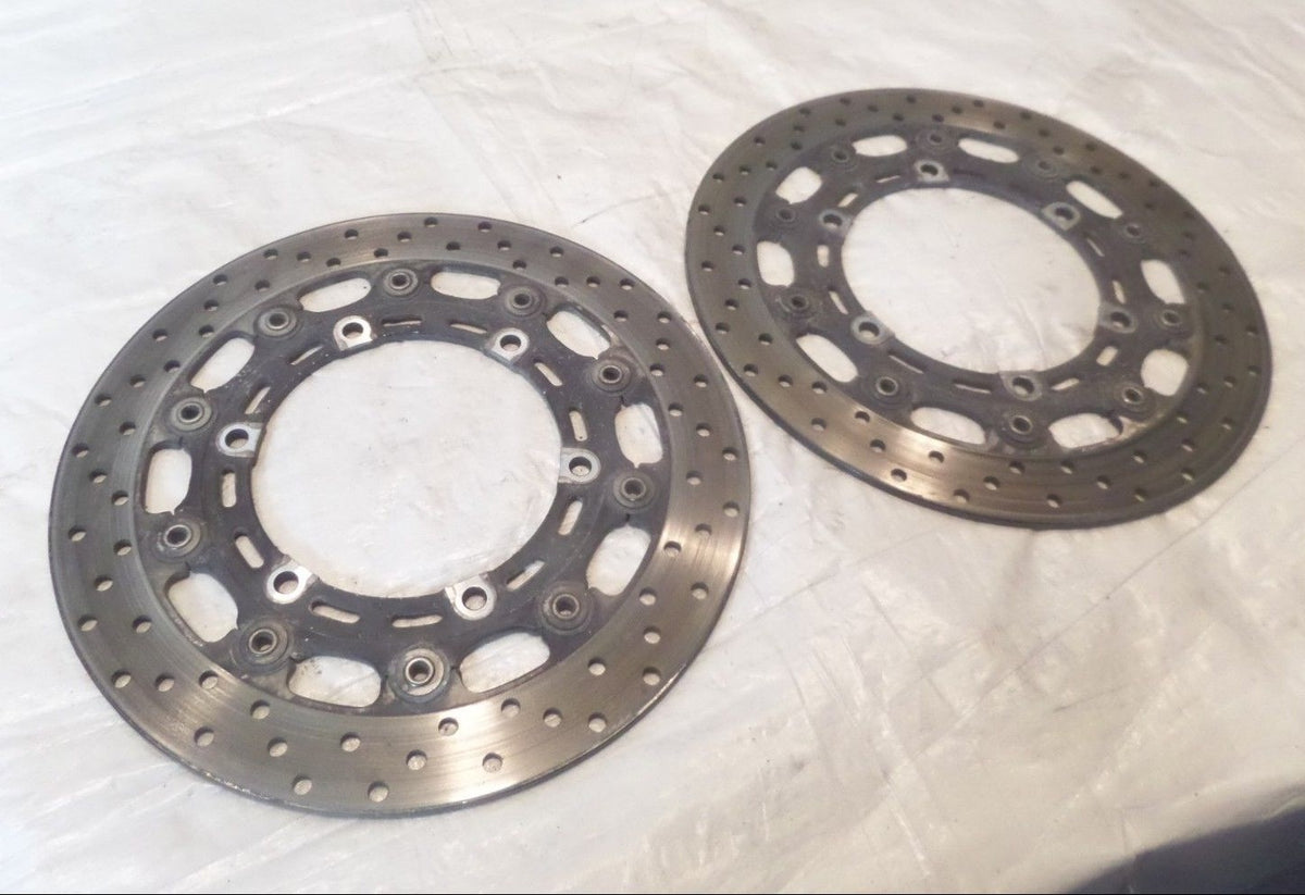 Yamaha YZFR1 YZFR6 YZF1000R YZF600R Left/Right Front Wheel Disc Brake Rotors - C3 Cycle