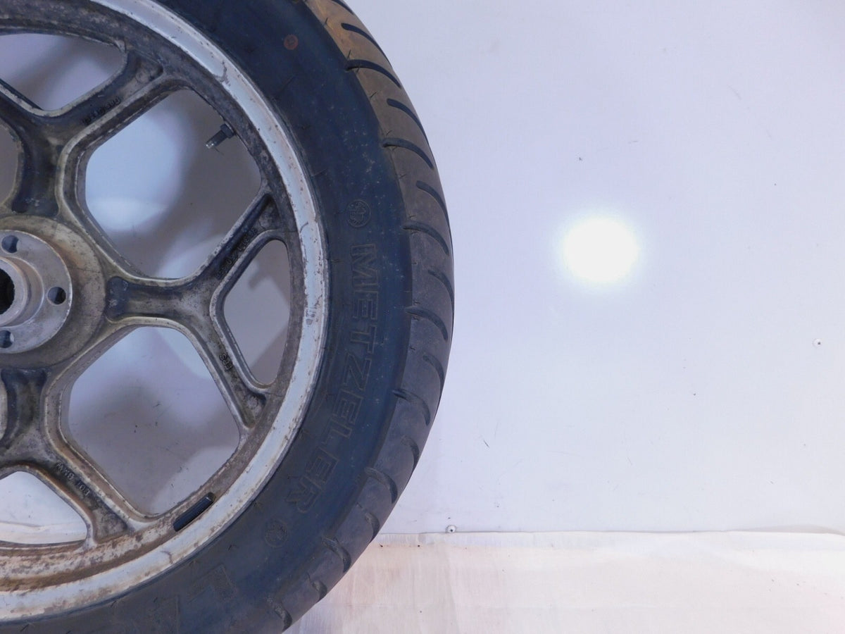 BMW K75 K75S K75RT K75T & K100 K100LT K100RS Silver Cast Rear Wheel Rim 2.75x17" - C3 Cycle