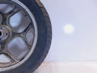 BMW K75 K75S K75RT K75T & K100 K100LT K100RS Silver Cast Rear Wheel Rim 2.75x17" - C3 Cycle