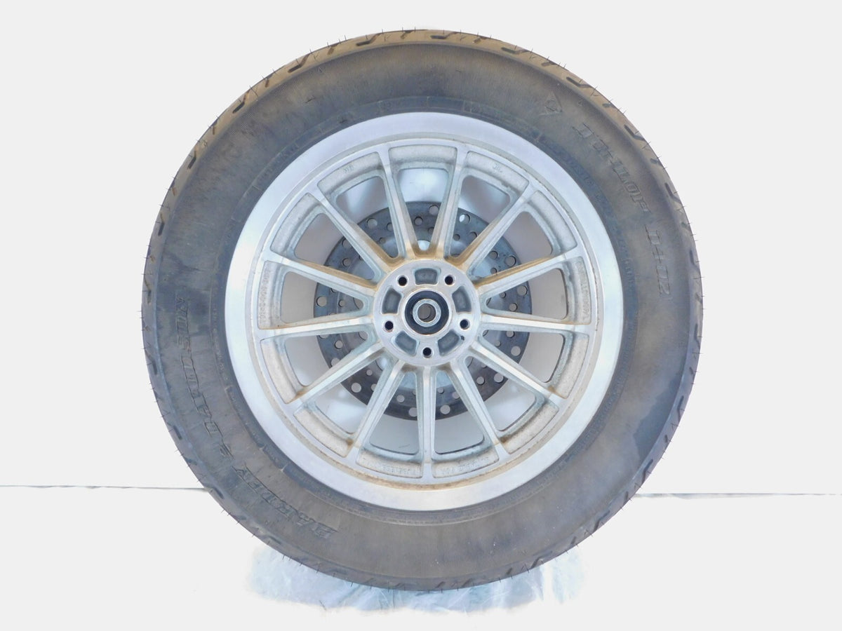 1996-1999 Harley Sportster 883 & 1200 Silver Cast Rear Wheel Rim 13 Spoke - C3 Cycle