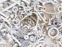 1977-1980 BMW Airhead R80 Miscellaneous Nuts Bolts & Brackets Parts Box Lot - C3 Cycle