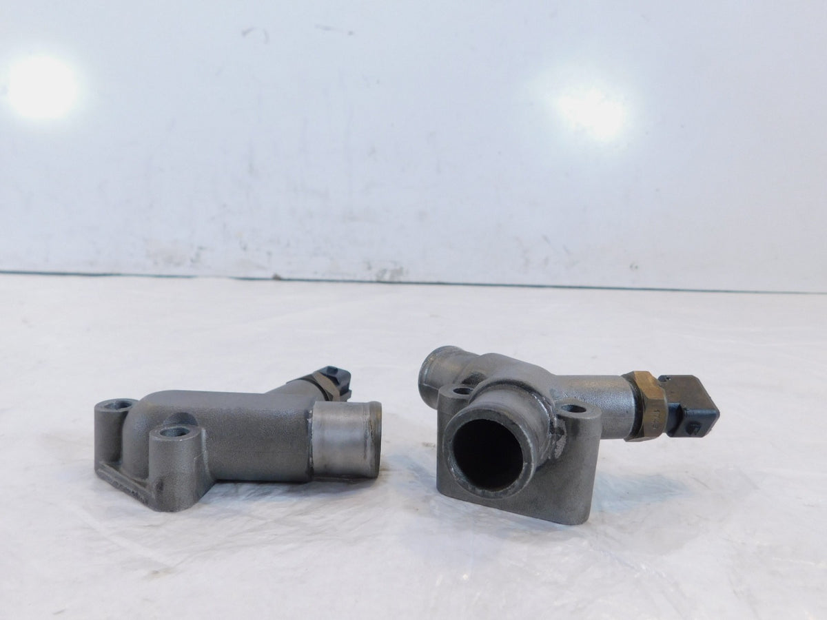Ducati Sport Touring ST4 Cylinder Head Water Output Connectors w/ Temp Switches - C3 Cycle
