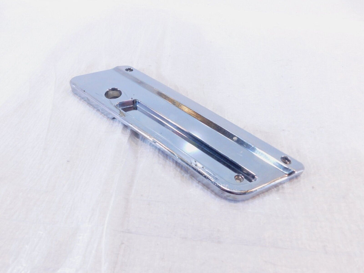 Harley Touring Road King Electra Street Glide Chrome Right Saddlebag Latch Cover - C3 Cycle