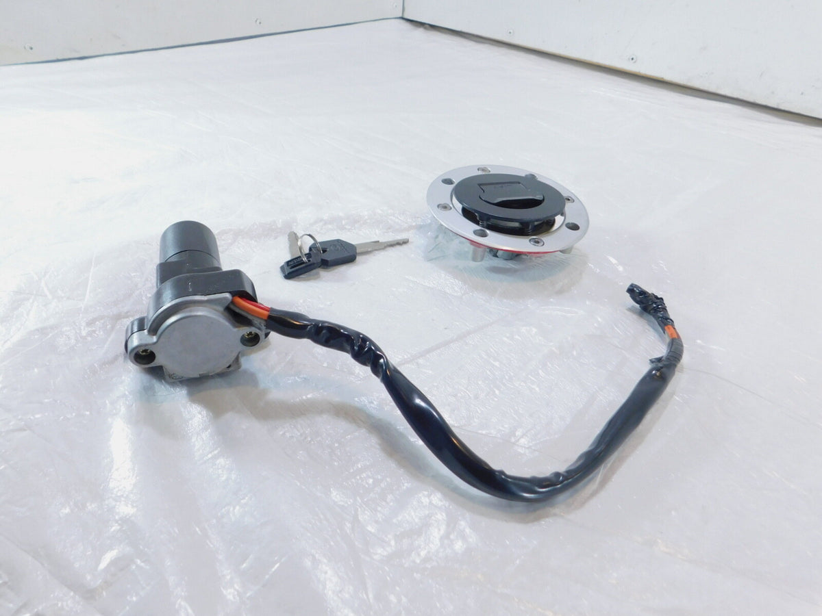 Suzuki RF600R & RF900R Ignition Key Switch Fuel Petrol Gas Tank Cap Lid Lock Set - C3 Cycle