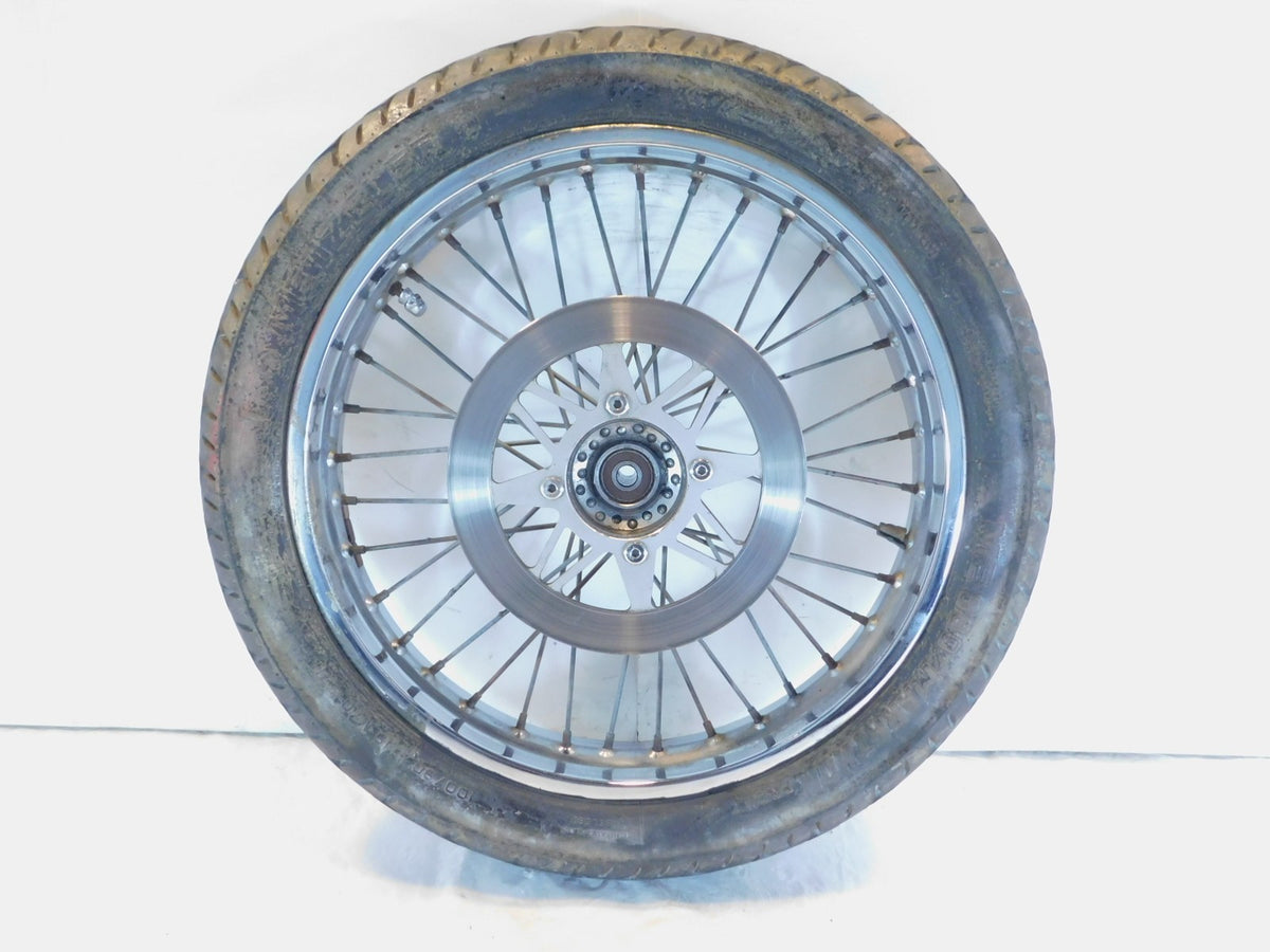 1986-2016 Suzuki Savage 650 LS650 Boulevard S40 Spoked Front Wheel Rim & Rotor - C3 Cycle