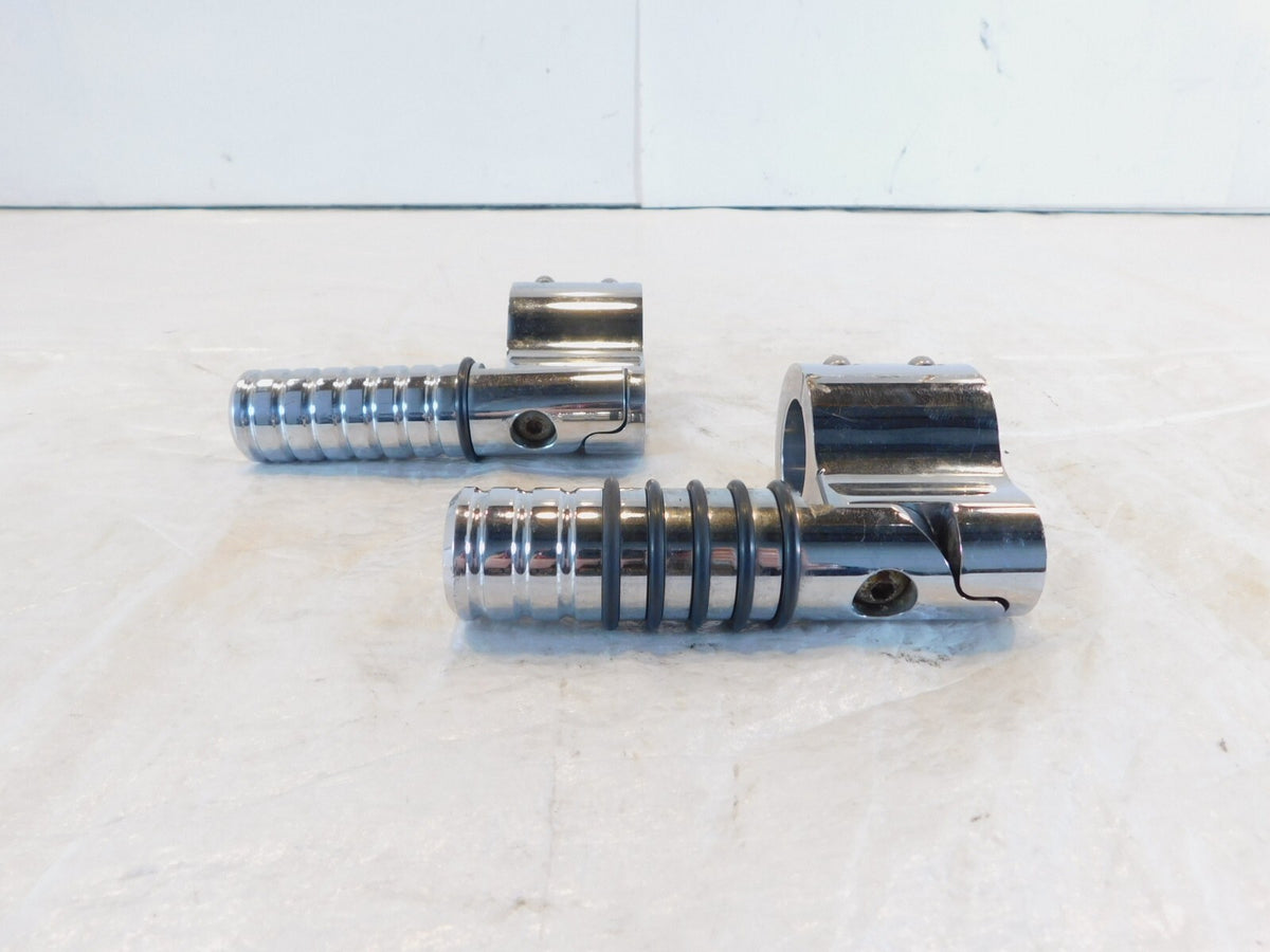 Harley Electra Glide & Road King Highway Footrest Footpeg Mount Bracket Clamps - C3 Cycle