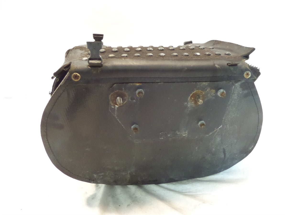 01 2001 Indian Gilroy Scout Right Rear Black Luggage Bag Saddlebag Saddle bag - C3 Cycle