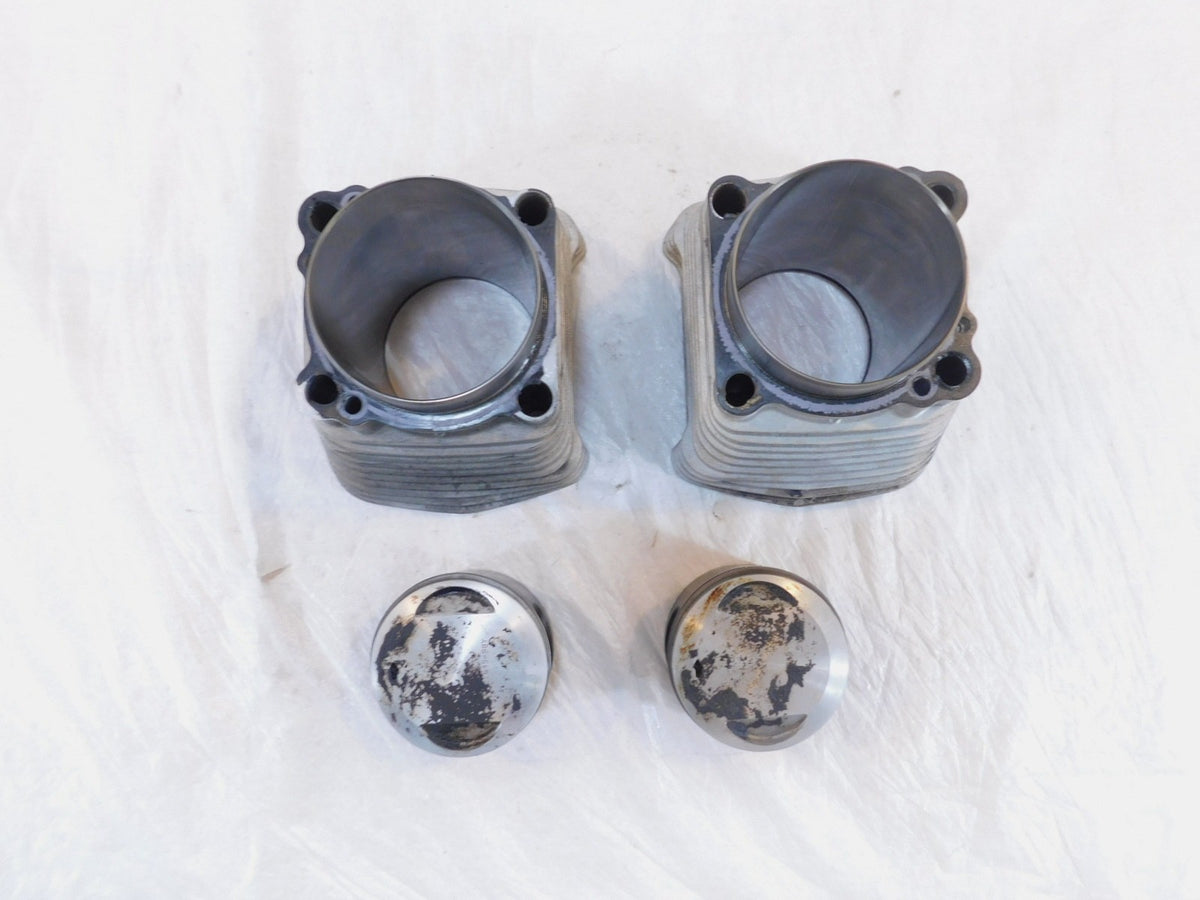 1997 & 1998 Buell Thunderbolt S3 Pair Engine Cylinder Barrel Jugs & Pistons - C3 Cycle