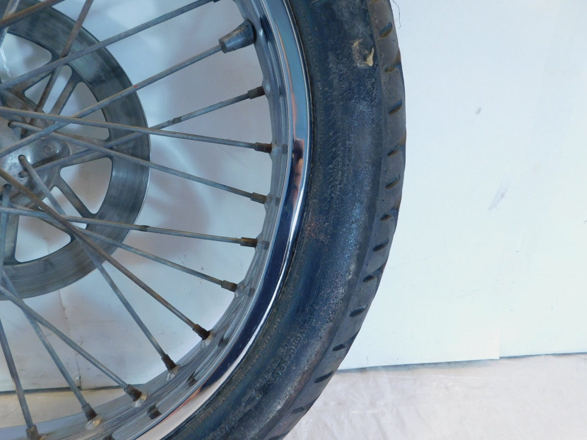 1986-2016 Suzuki Savage 650 LS650 Boulevard S40 Spoked Front Wheel Rim & Rotor - C3 Cycle
