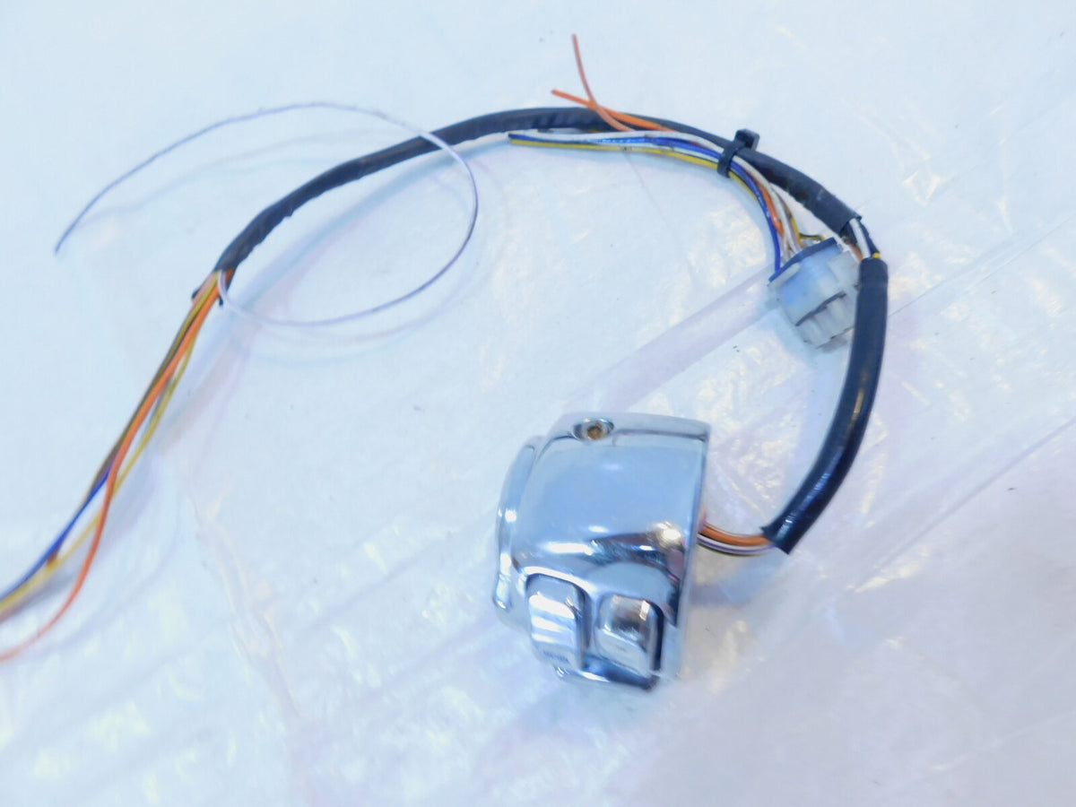 2001 Titan Phoenix ZRM ZSX EVO Chrome Left Turn Signal Horn & Headlight Switches - C3 Cycle