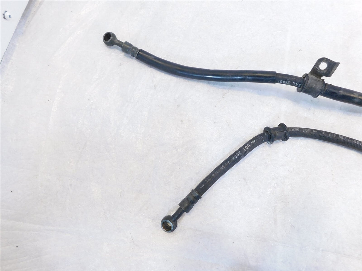 Suzuki GSXR600 GSX-R600 & GSXR750 GSX-R750 Front Wheel Brake Hose Pipe Lines - C3 Cycle