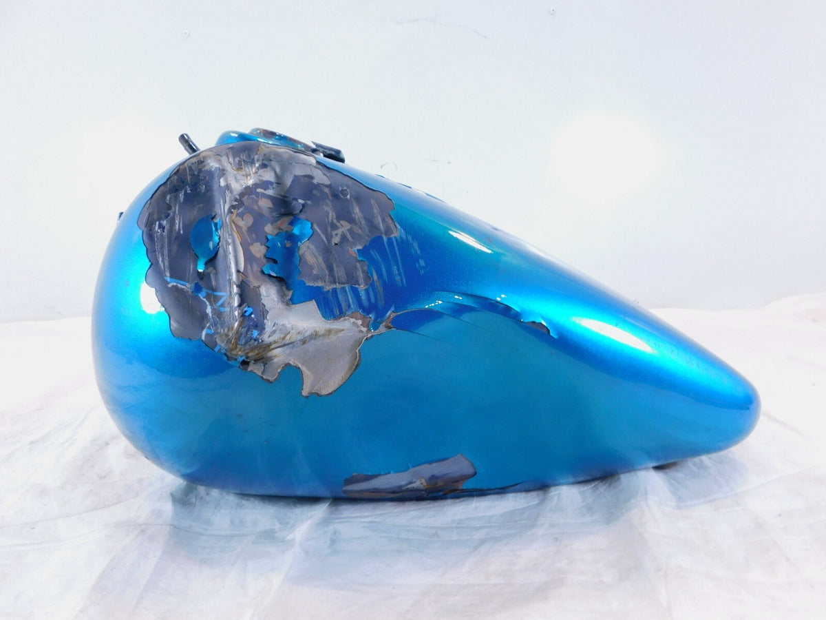 97-03 Harley Davidson Dyna Super Glide Gas Fuel Petrol Tank Reservoir - Dented - C3 Cycle