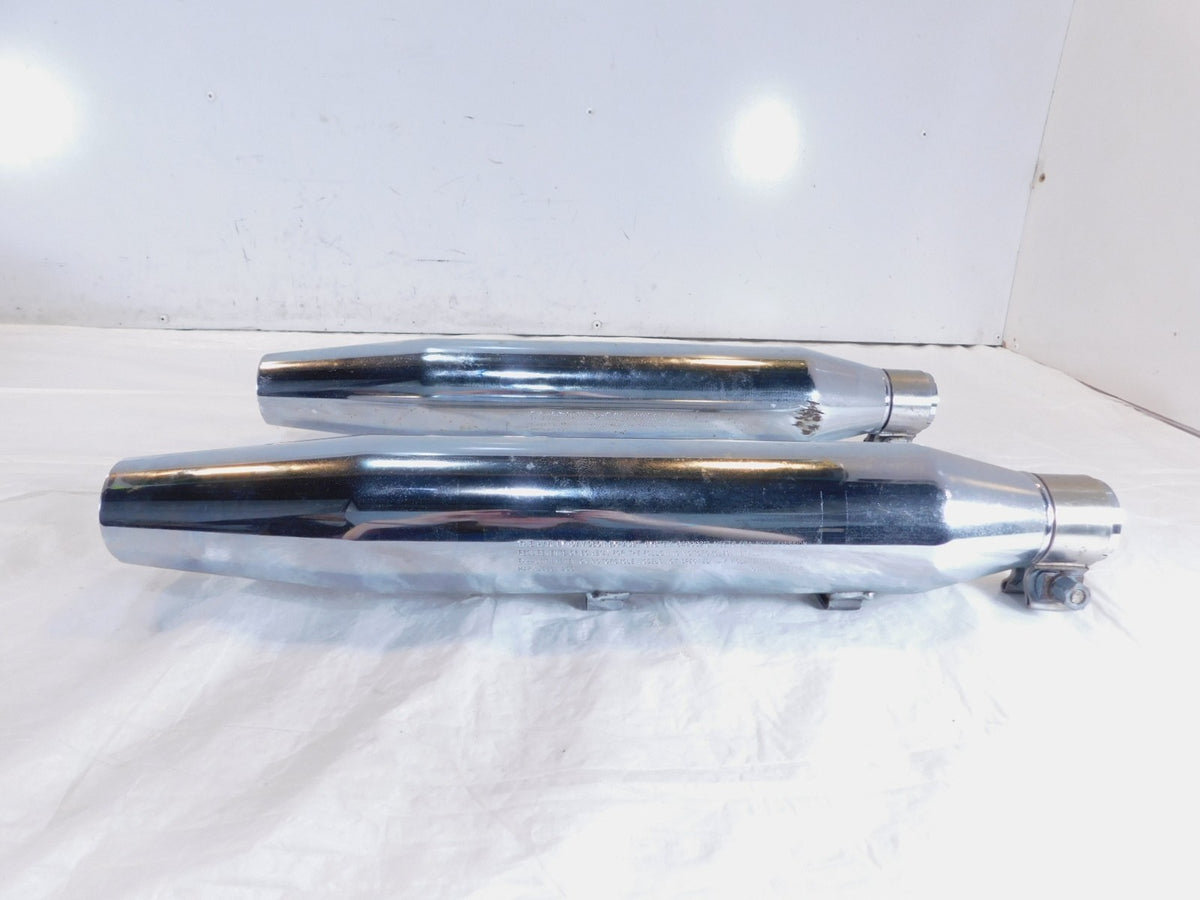 2014 2015 & 2016 Harley Davidson Sportster 883 & 1200 Super Low Exhaust Mufflers - C3 Cycle