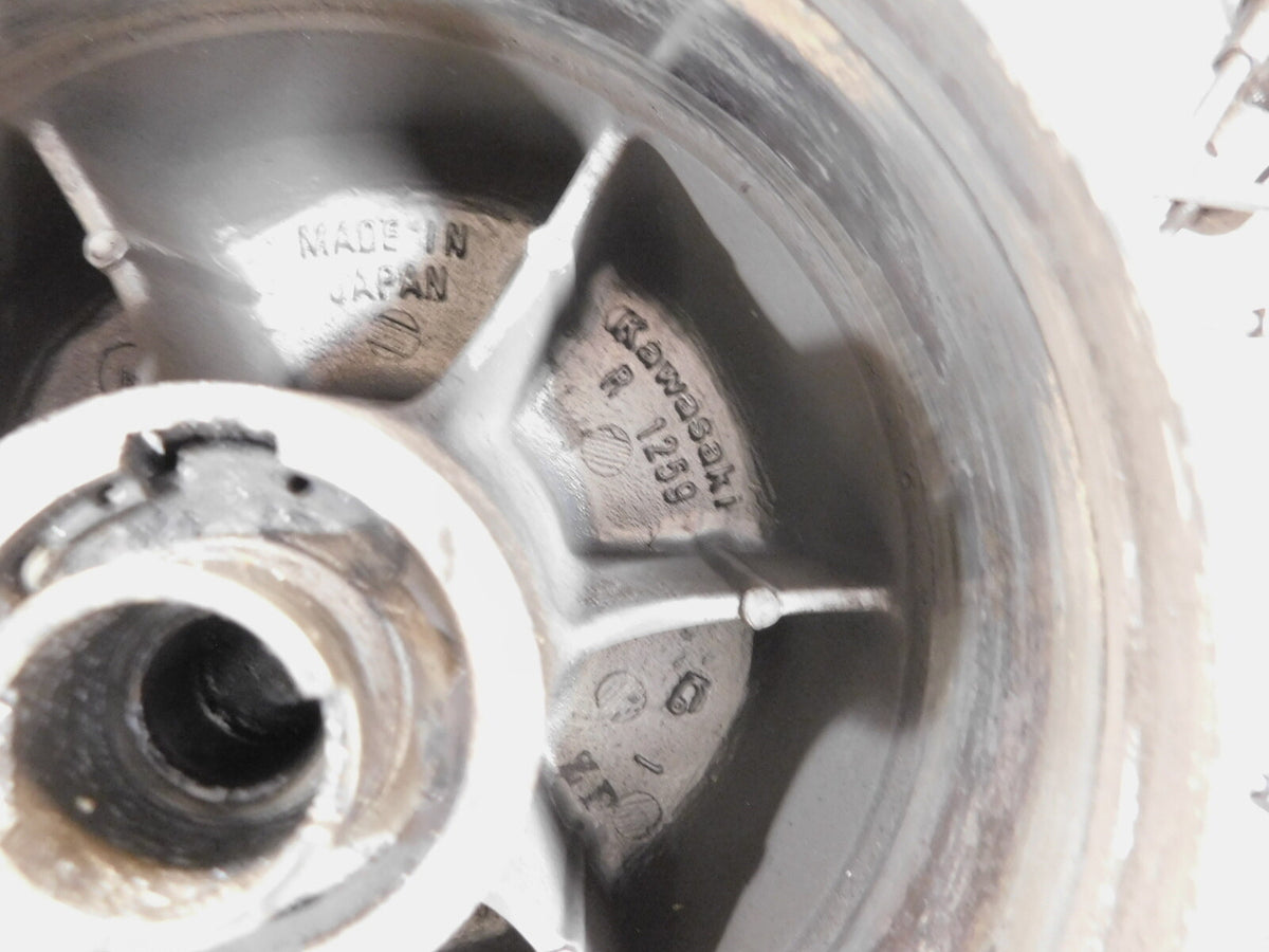 Kawasaki Vulcan 800 1500 Classic Fi Drifter Rear Spoked Wheel Rim & Tire -Bent