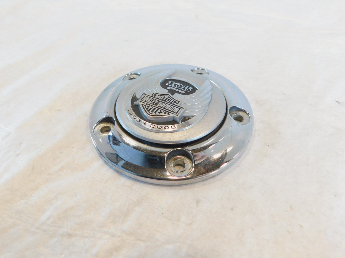 Harley Softail & Dyna 105th Anniversary Chrome Twin Cam Right Timer Timing Cover - C3 Cycle