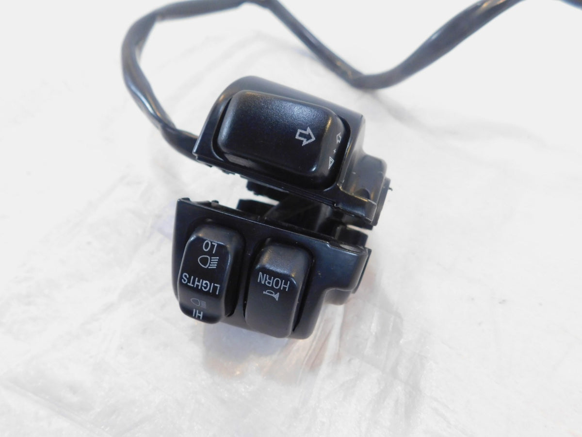 Harley Davidson Softail Dyna Sportster Left Handlebar Horn Turn Signal Switches - C3 Cycle