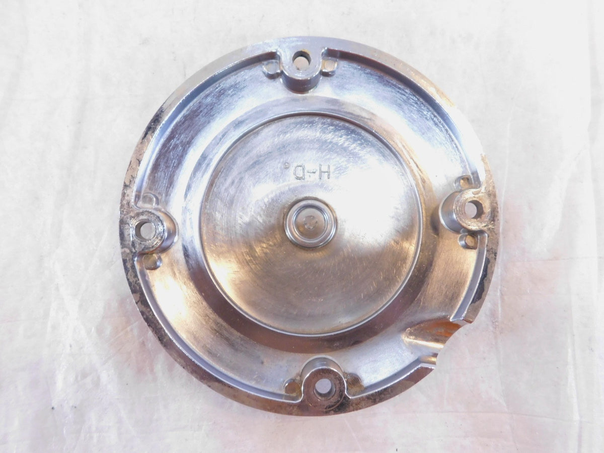 Harley Davidson Logo Sportster 1200 Custom Left Engine Motor Clutch Derby Cover - C3 Cycle