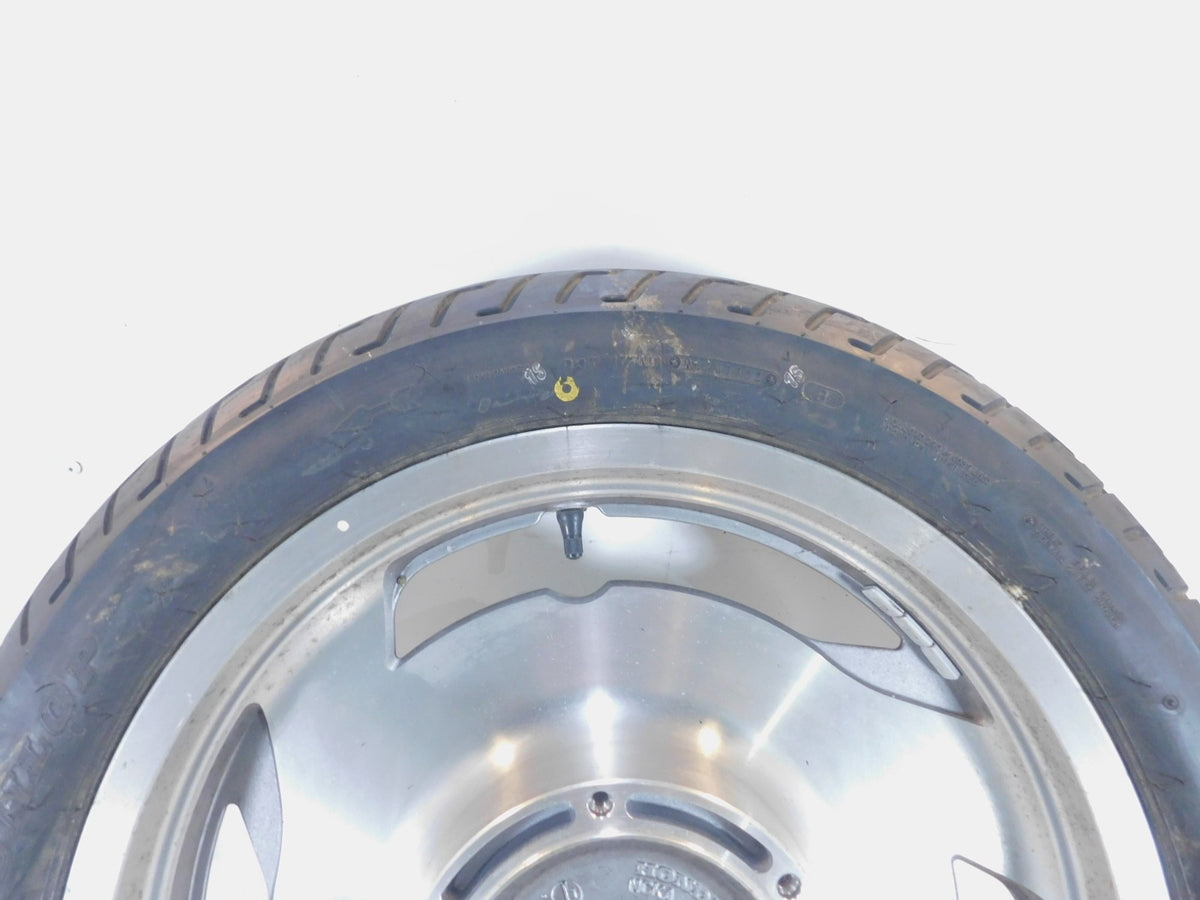 Honda Shadow 1100 VT1100 VT1100C VT1100C2 Sabre Silver Front Wheel Rim - Bent - C3 Cycle