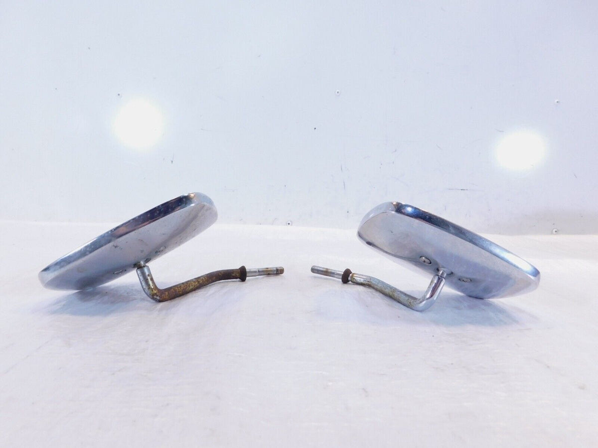 Harley Davidson FXR Softail Dyna & Sportster Right Left Square Rear View Mirrors - C3 Cycle