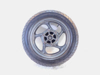 1994-2006 Kawasaki Concours 1000 ZG1000 Silver Cast Rear Wheel Rim & Tire - C3 Cycle