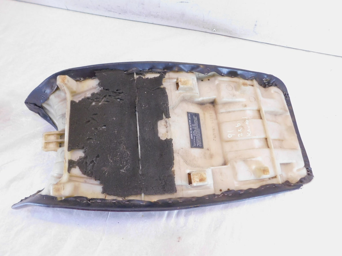 1990-1993 Kawasaki Ninja ZX6 ZX600 Dual Front & Rear Passenger Seat Saddle - C3 Cycle