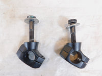 2010-2017 Victory Cross Country Black Handlebar Handle Bar Riser Mount Clamps - C3 Cycle