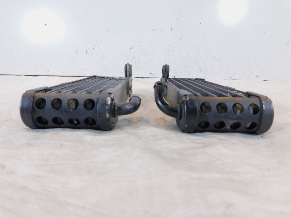 Aprilia RSV1000R RSV 1000 Tuono R Black Left & Right Engine Motor Oil Coolers - C3 Cycle