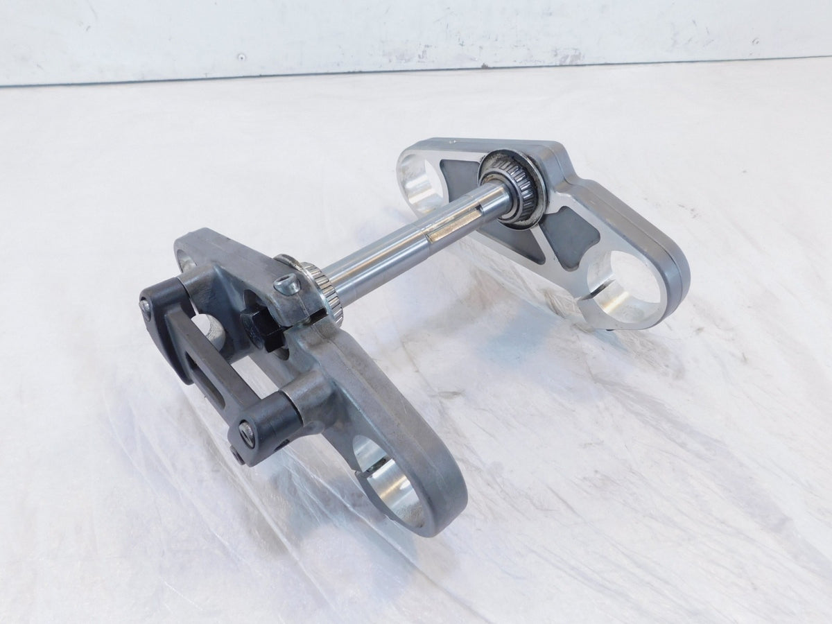 97-99 Buell Thunderbolt S3 Silver Upper & Lower Front Fork Triple Tree Bracket - C3 Cycle