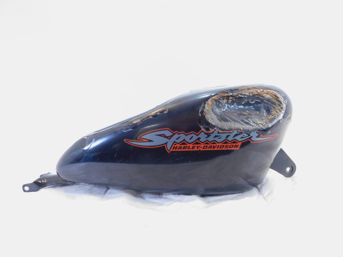 *Dented* Harley Davidson Sportster 883 1200 Black Fuel Gas Petrol Tank Reservoir
