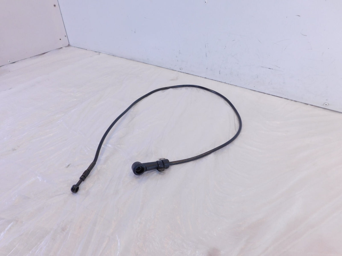 Harley Davidson Sportster 883 Hugger & 1200 Black Front Wheel Brake Line Hose - C3 Cycle