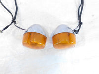 Harley Davidson Sportster Dyna & Softail Chrome Rear Turn Signal Indicators - C3 Cycle