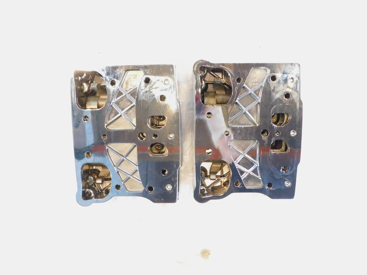 Harley Davidson Touring Dyna & Softail Chrome Cylinder Head Rocker Boxes - C3 Cycle