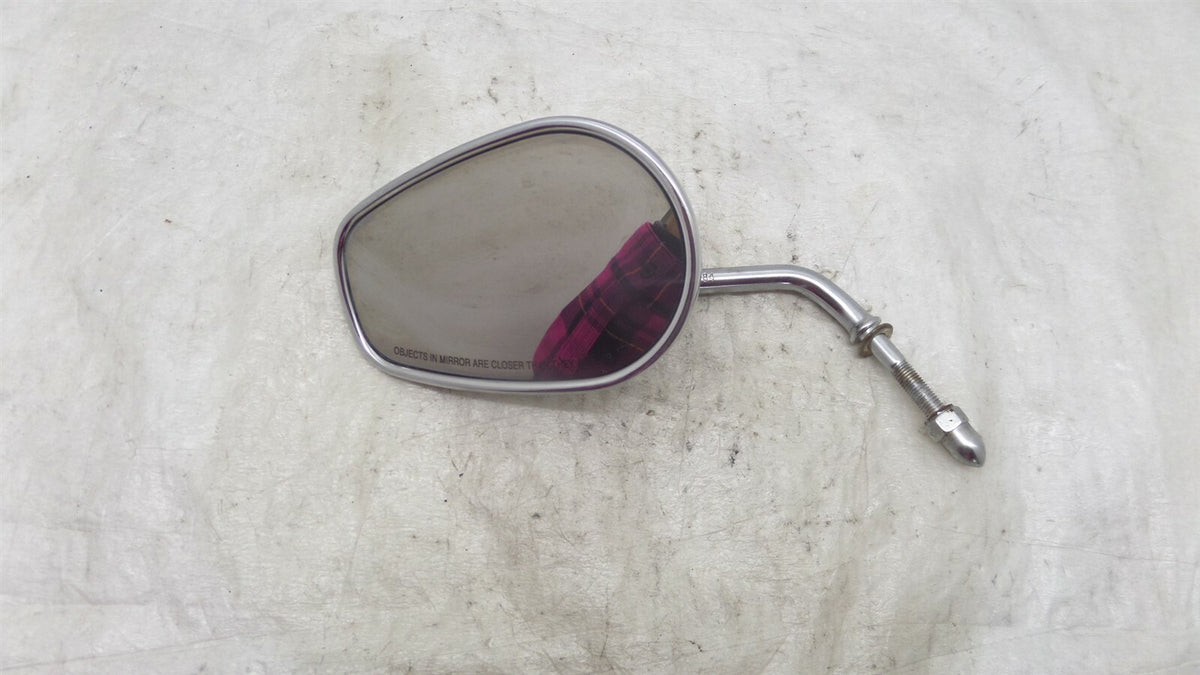 Harley Davidson FXR & Softail & Dyna & Sportster Left Chrome Rear View Mirror - C3 Cycle