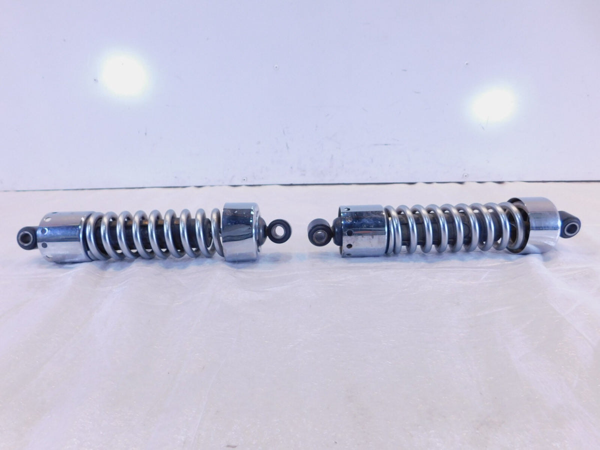 Harley Davidson Dyna Wide Glide & Street Bob Chrome Rear Shock Absorbers 12" - C3 Cycle