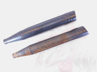 Harley Touring Road King & Electra Glide Black Slip On Exhaust Pipe Mufflers - C3 Cycle
