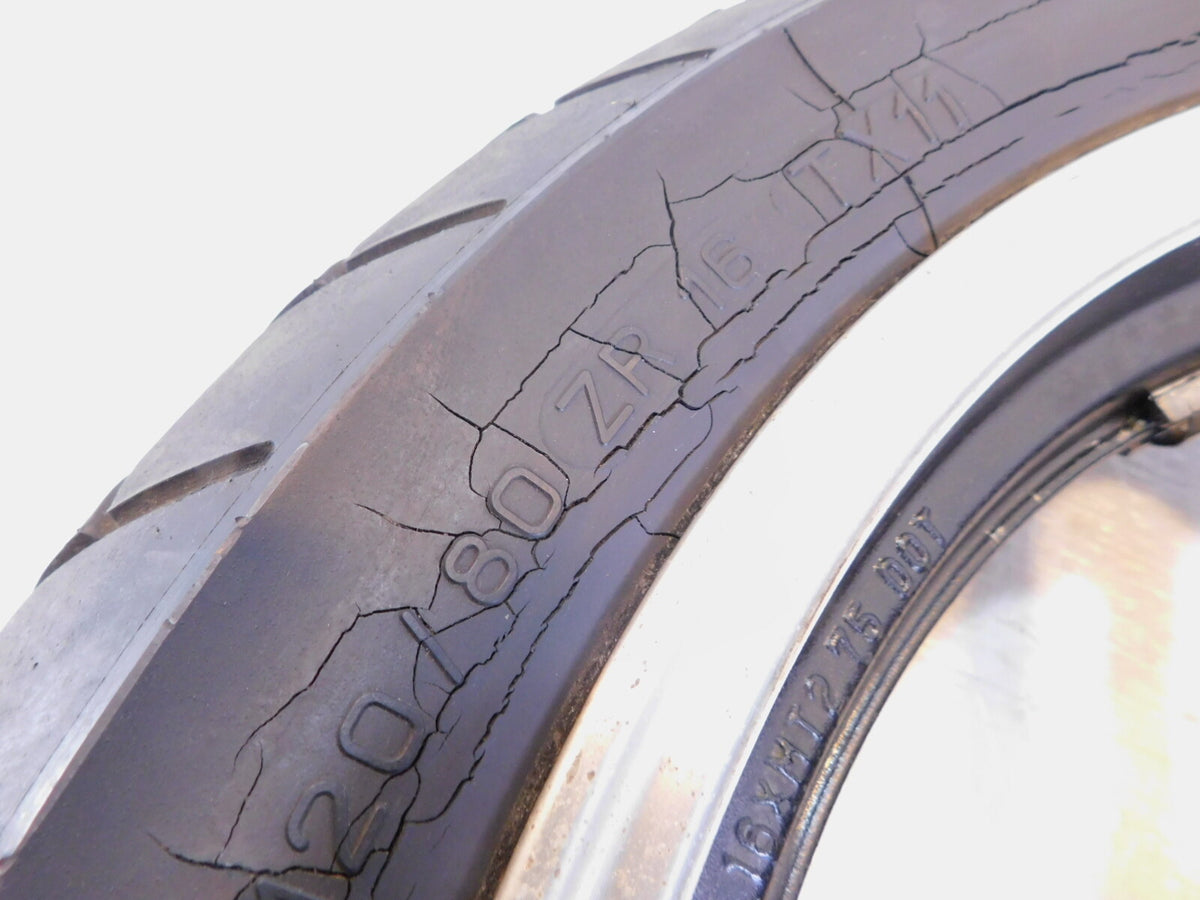 1984 1985 1986 1987 Yamaha FJ1100 FJ1200 Black Front Wheel Rim - 36Y-25168-00-98 - C3 Cycle