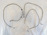 2019-2022 Can-Am Ryker 600 900 Rally ABS Silver Front Brake Hose Pipe Lines Lot - C3 Cycle