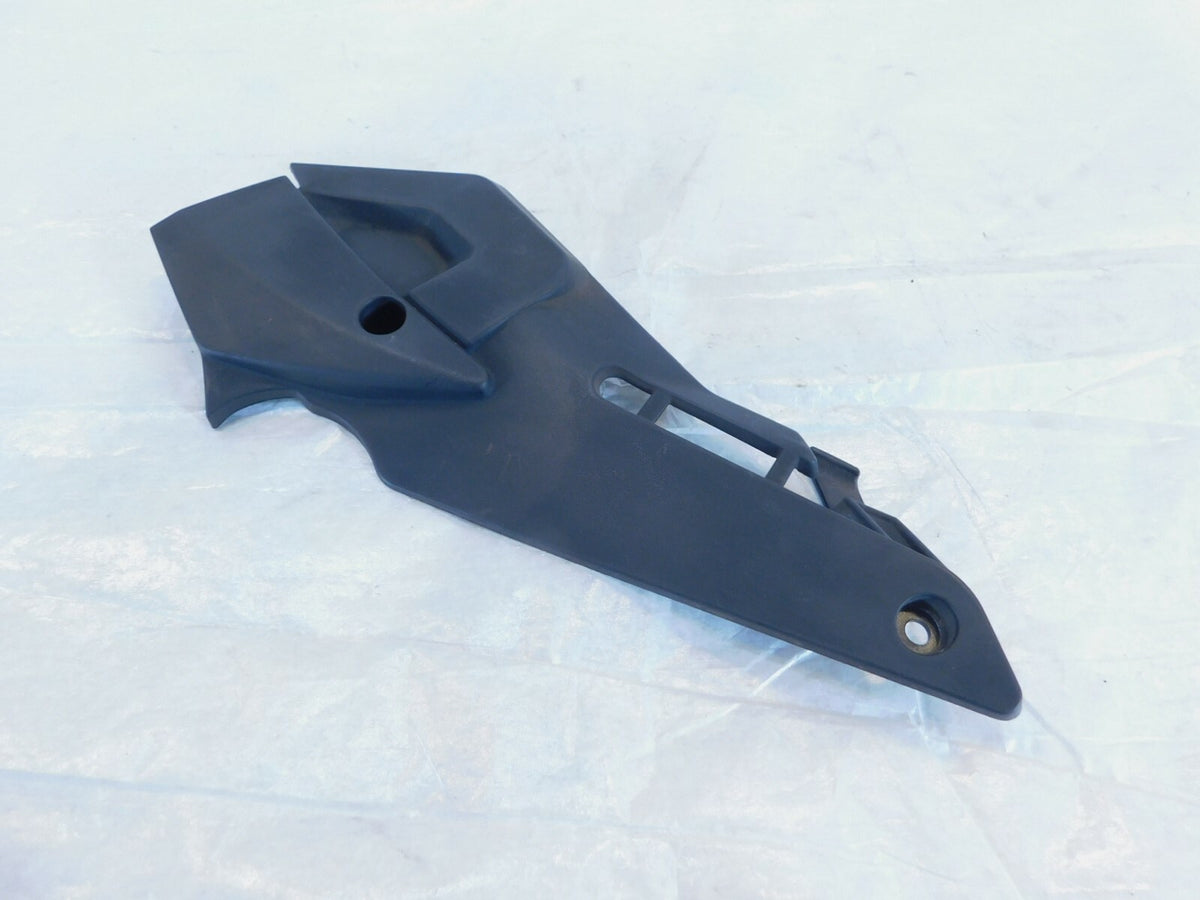 07-13 Aprilia Mana 850 GT Right Rear Footrest Foot Peg Mount Bracket Cover Panel - C3 Cycle