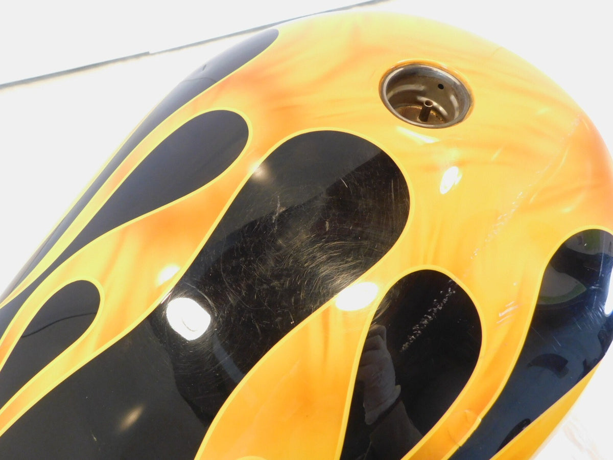 2007-2017 Harley Sportster 883 & 1200 Custom Limited Edition Flame Fuel Tank - C3 Cycle