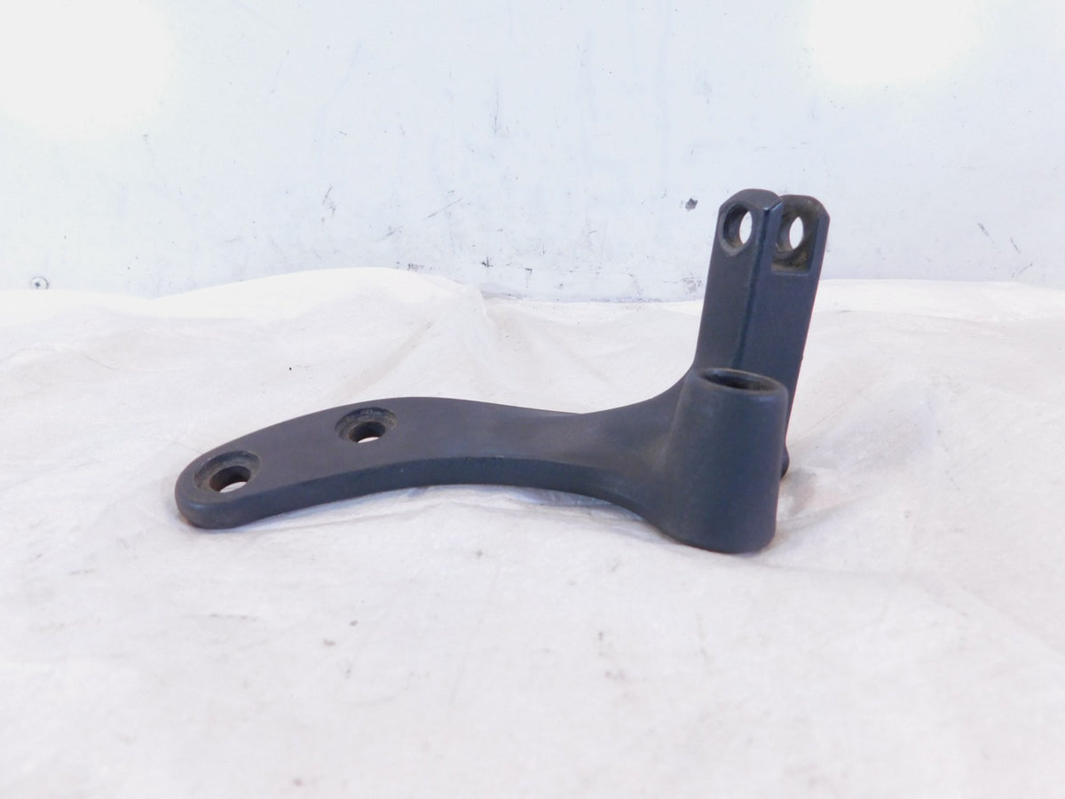 Harley Dyna Wide Glide & Fat Bob Forward Controls Black Left Footpeg Mount -Bent - C3 Cycle