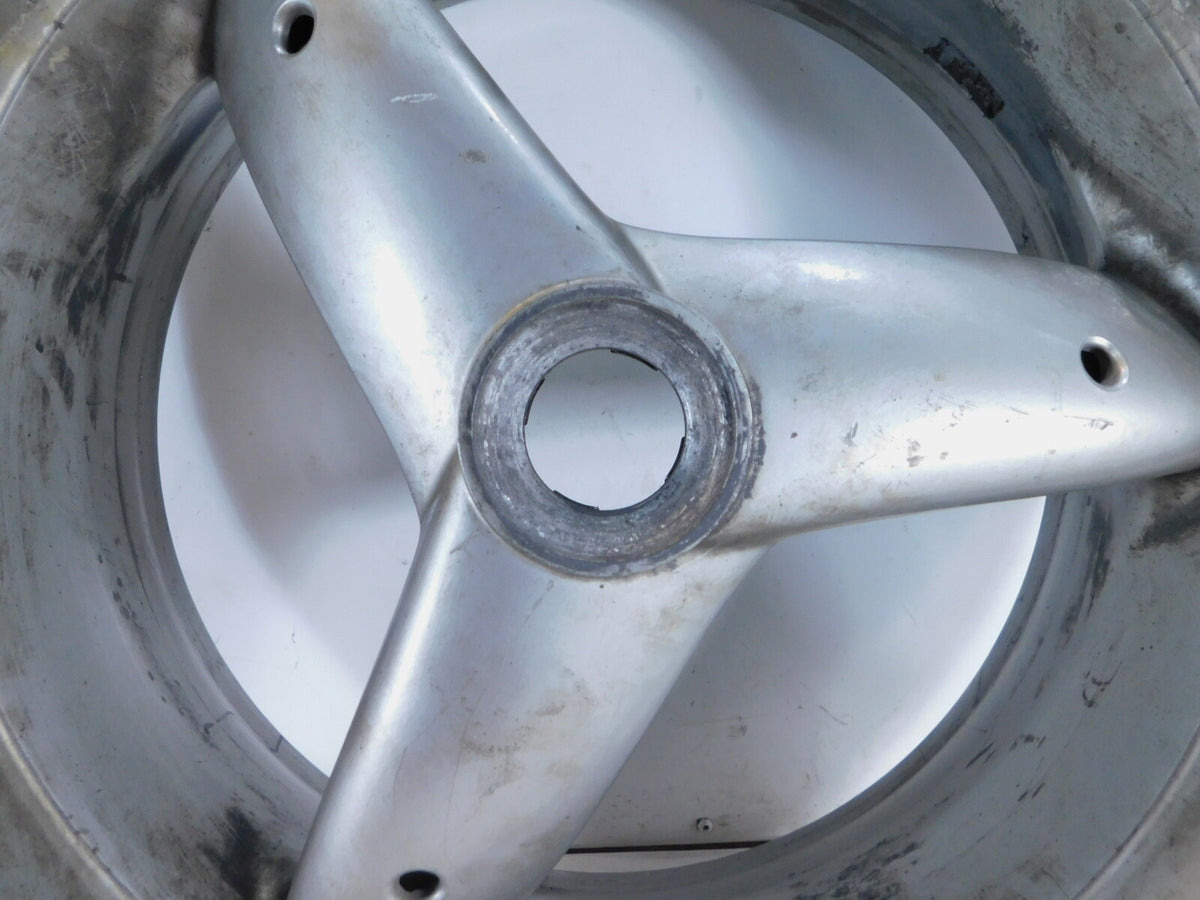 Triumph Daytona 955i & Speed Triple Sprint Silver Rear Wheel Rim & Tire T2015213 - C3 Cycle