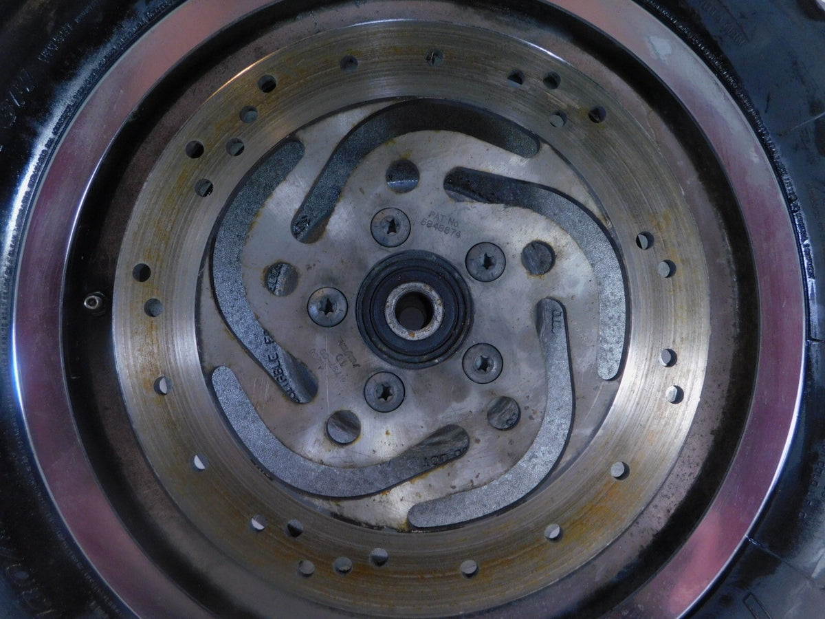 2000-2003 Harley Davidson Sportster 883 1200 Custom Chrome Solid Rear Wheel Rim - C3 Cycle