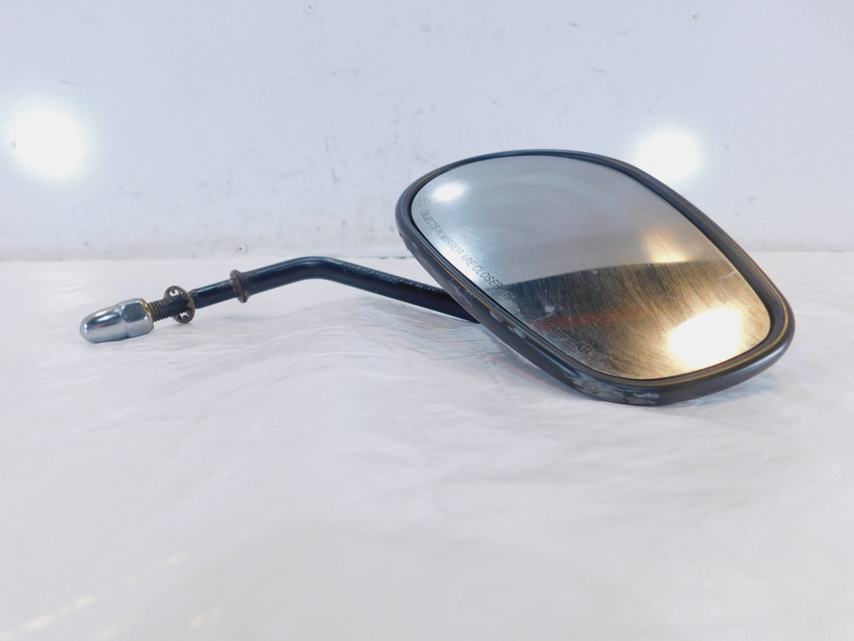 Harley Davidson FXR & Softail & Dyna & Sportster Black Right Rear View Mirror - C3 Cycle
