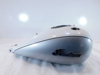 18-19 Indian Roadmaster Elite White & Silver Fuel Gas Petrol Tank Reservoir Cell - C3 Cycle