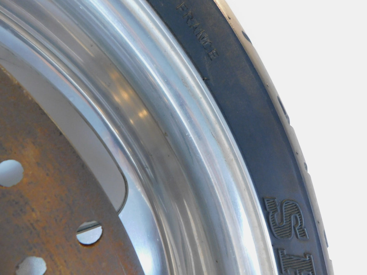 1995 & 1996 Buell M2 Thunderbolt Marchesini Silver Front Wheel Rim & Tire - C3 Cycle