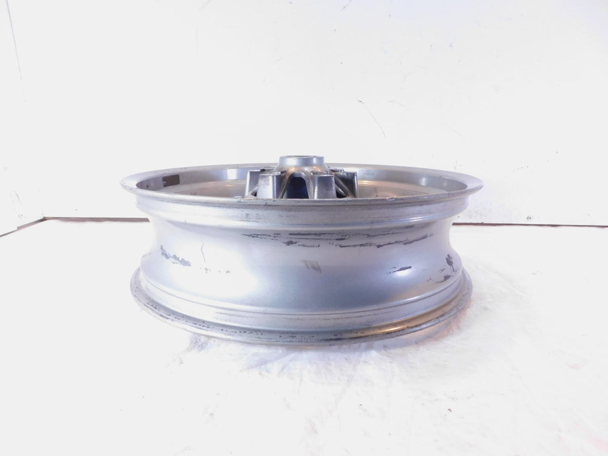 2002-2003 Ducati Monster 620 750 & 800 Silver Rear 3-Spoke Wheel Rim -Bent - C3 Cycle