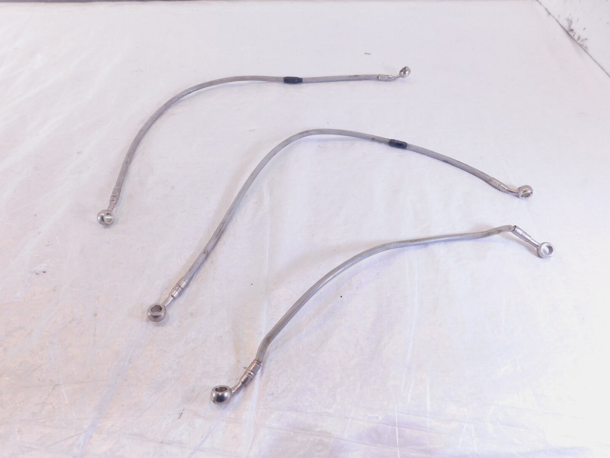 83-85 Honda CB650 CB650SC Nighthawk 650 Front Brake Master Cylinder Hose Lines - C3 Cycle